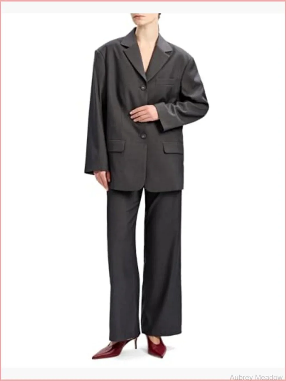 Oversized Blazer for Women - Structured, Professional Suit Jacket